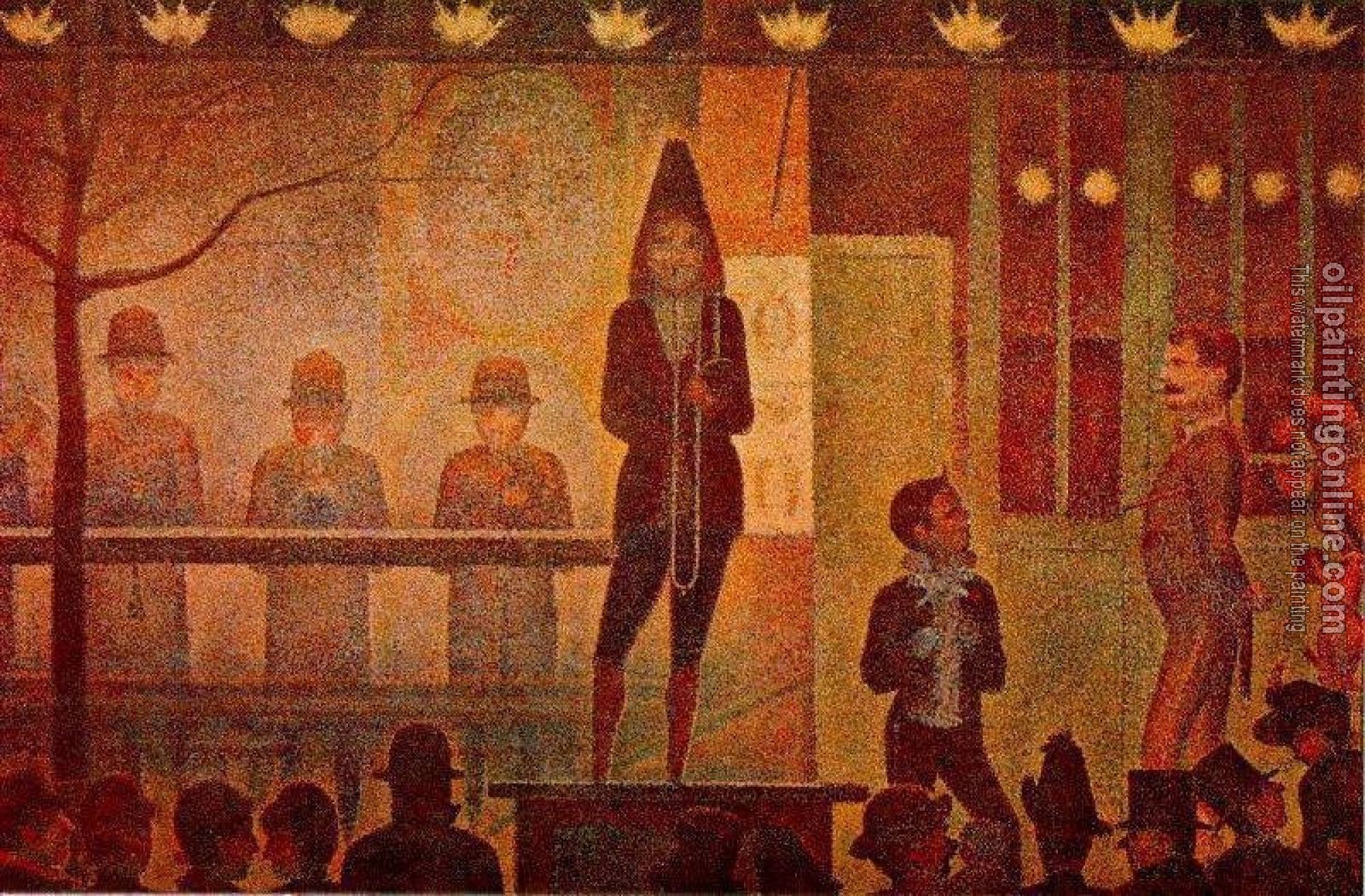 Seurat, Georges - Invitation to the Sideshow